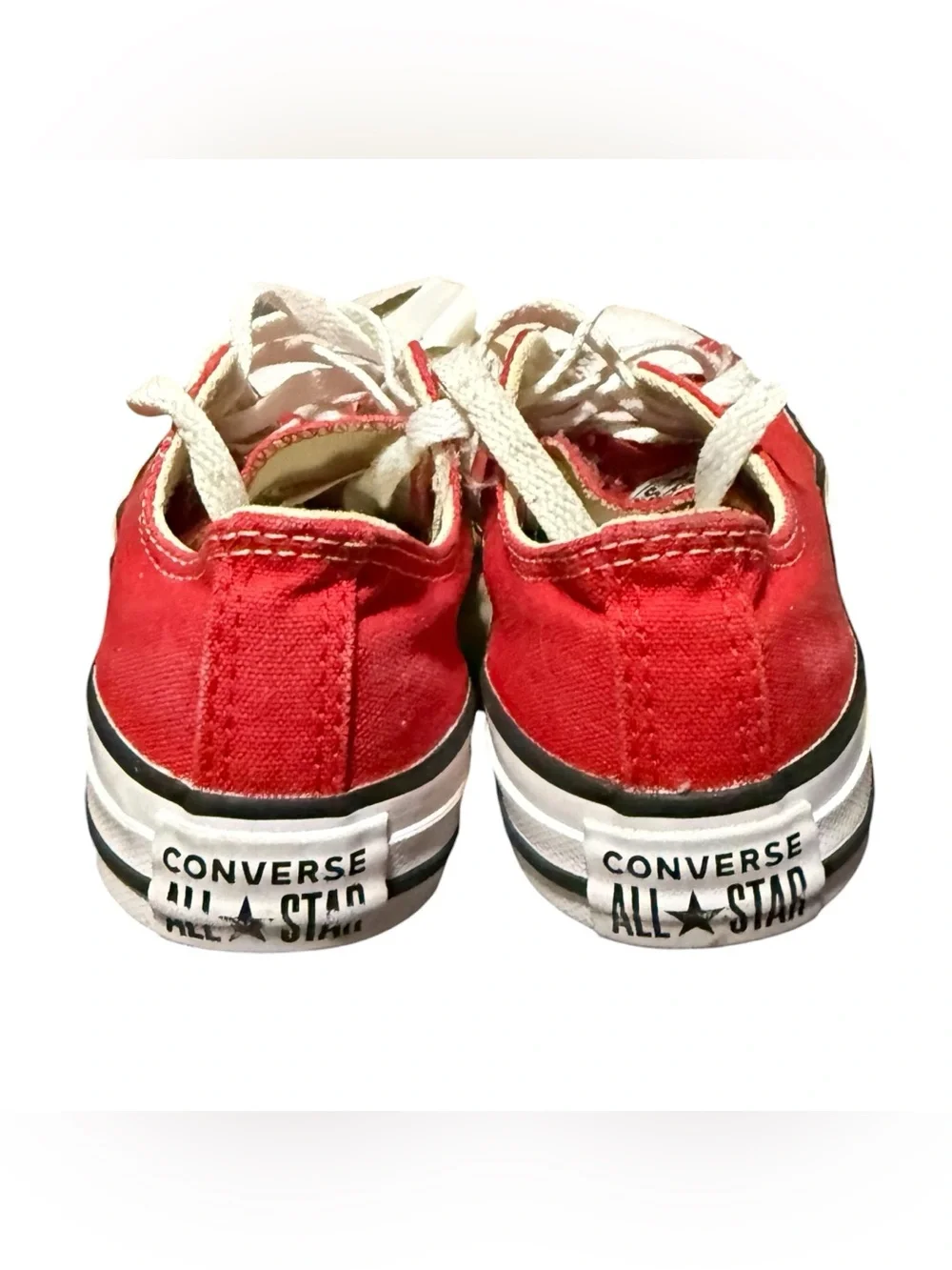 Converse Chuck Taylor All Star Low Top Kids Red Sneakers Size 13 Youth